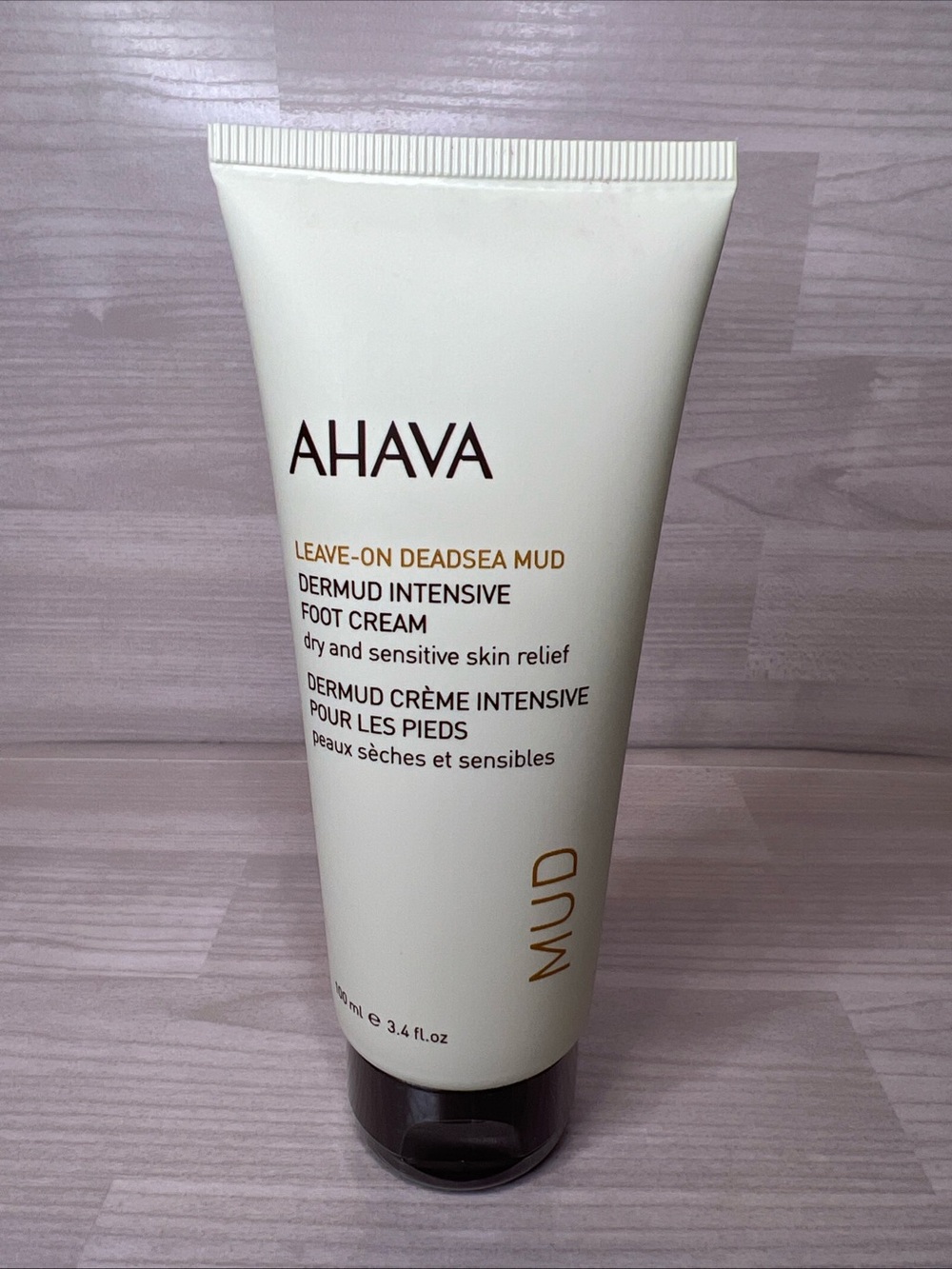 AHAVA Leave-On Deadsea Mud Foot Cream - 3.4 oz